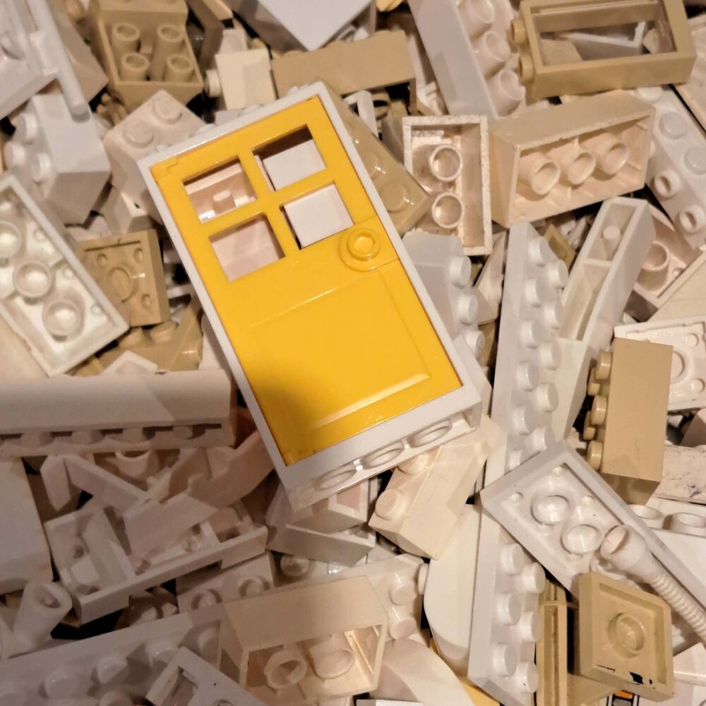 Bulk lot of white beige Lego - Picture 7 of 12